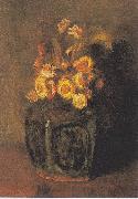 Vincent Van Gogh Ginger Pot with chrysanthemums Sweden oil painting artist